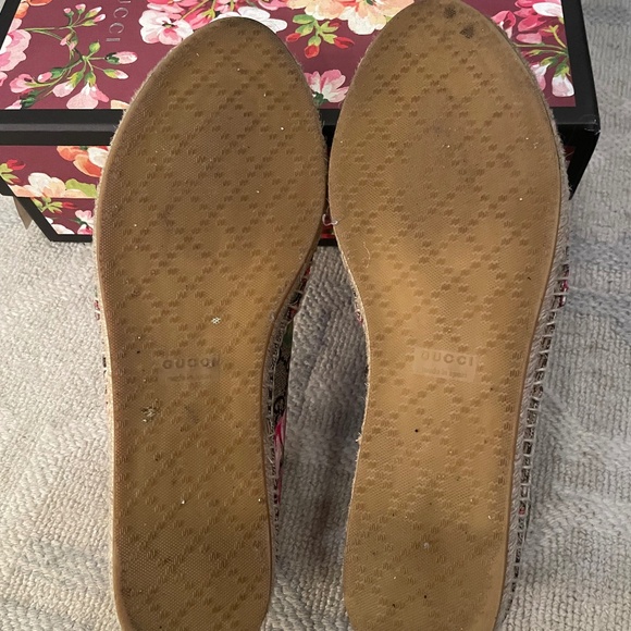Gucci Bloom Canvas Espadrilles-size 9 (EU39) - Picture 4 of 6